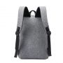 Casual backpack student computer 15.6 inch - gray