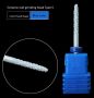 Ceramic nail grinding head - blue (type C)