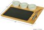 Cheese board with Pieces Knife Set - HY1121