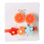 Children's hair clip 2pcs/set-Orange