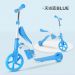 Children scooter for 3-6-8 years old kids - blue