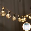 Christmas Day Lanterns LED screw cap light bulb lamp string 2.5M - warm white light