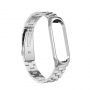 Classic Stainless Steel Belt Metal Bands for Xiaomi Mi Band 3 / 4 - silver