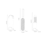 Clothing electrostatic brush