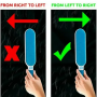 Clothing electrostatic brush