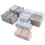Clothing Storage Box - White 9 Grids for T-shirts 36*25*20CM
