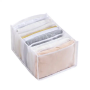 Clothing Storage Box - White 9 Grids for T-shirts 36*25*20CM