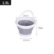 Collapsible Bucket - 1.5L Gray