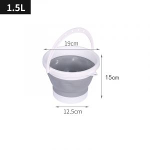 Collapsible Bucket - 1.5L Gray