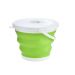 Collapsible Bucket - 10L Green (with Cover)