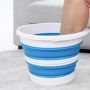 Collapsible Bucket - 15L Blue (with Cover)