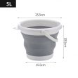 Collapsible Bucket - 5L Gray