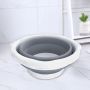 Collapsible Bucket - 5L Gray (with Cover)
