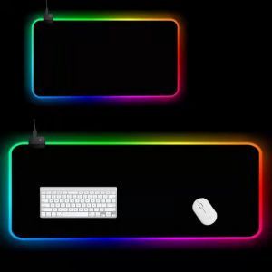 Colorful RGB luminous mousepad for Gamers 250*350*4