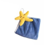 Coral Fleece Absorbent Hanging Small Square Towel-Type 1