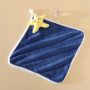 Coral Fleece Absorbent Hanging Small Square Towel-Type 1