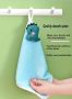 Coral Fleece Absorbent Hanging Small Square Towel-Type 2