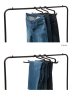 Creative lazy pants & belt rack - 5pcs/set