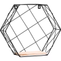 Creative moon Nordic shelf hexagon, square 15cm - black