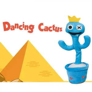 Dancing cactus mouth monster- Blue