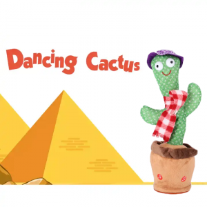 Dancing Cactus- Red checked scarf
