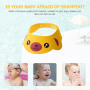 Daszek do mycia głowy dla dzieci/ Rondo kąpielowe - żółty 