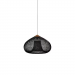 Decorative rattan pendant lamp-D50cm(Black)
