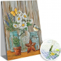 Diamond painting 40*50 cm - Butterfly vase (ZS037-1)