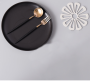 Dining Table Insulation Mat (Gray White Color)