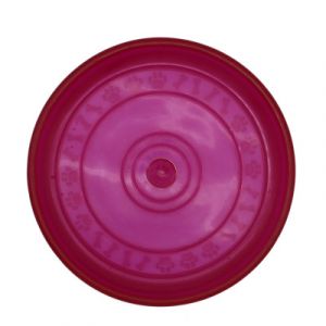 Dog Frisbee toy soft disc - transparent purple