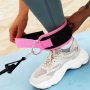 Door pull rope ankle fitness accessories frame - pink