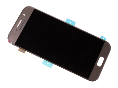 HF-132, GH97-19733B - Ekran dotykowy z wyświetlaczem LCD Samsung SM-A520F Galaxy A5 (2017) - złoty (oryginalny)