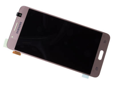 HF-152, GH97-18792A, GH97-18962A, GH97-19466A - Ekran dotykowy z wyświetlaczem LCD Samsung SM-J5108/ SM-J510F/ SM-J510FN Galaxy J5 2016 - złoty (oryginalny)