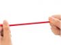 Elastic Retractable Clothesline Wire With Clip Clothes Hangers--Red
