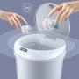 Electric trash bin (with Infrared sensor& touch sensor) 12L - white ( battery rechargeable)