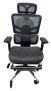 Ergonomic ajustable mesh office chair- Black