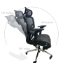 Ergonomic ajustable mesh office chair- Black