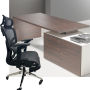 Ergonomic ajustable mesh office chair- Black