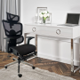 Ergonomic ajustable mesh office chair- Black