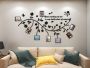 Family Tree Wall 3D Photo Frame - Black Color - Right Side - Big Size