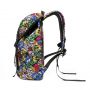 Fashion Feisa student travel leisure computer outdoor backpack - graffiti