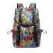 Fashion Feisa student travel leisure computer outdoor backpack - graffiti