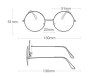 Fashionable anti-blue glasses- Gold