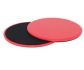 Fitness gliding discs, coordination training - red