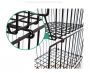Five layers wheeled storage wire basket - Brown