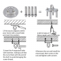 Fixing bracket for Hammock + 4 screws (TR)