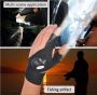 Flashlight gloves - left hand