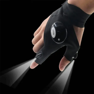 Flashlight gloves - right hand