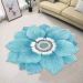 Flower Shaped Carpet 100*100CM