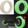Fluorescent anti-puncture tires green